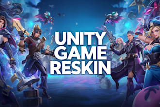 reskin your unity games and fix bugs
