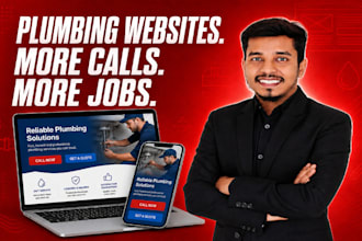 design modern plumbing websites for plumbing contractors