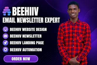 setup beehiiv newsletter beehive landing page beehiiv website email automa