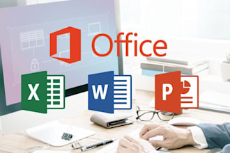 professionally create, design, edit microsoft word document ms office expert