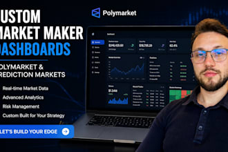 build a custom market maker dashboard for polymarket and prediction markets