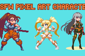 create nsfw pixel art sprite sheet pixel art animation pixel art character