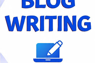 write SEO blog posts  and articles for your website