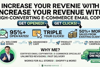 write high converting ecommerce email copy