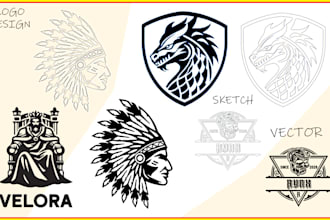 design premium logo and branding package