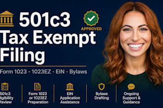 register your nonprofit, file irs form 1023, 1023ez for 501c3 tax exempt status