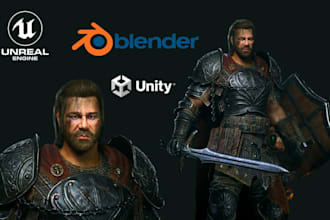 design realistic 3d metahuman character game 3d avatar ue4 unity unreal engine