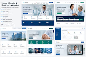 build a custom arabic and english healthcare website