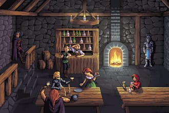 draw art isometric pixel art room diorama 16bit aesthetic indoor house interior