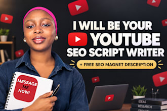 write your youtube script  movie script TV series screenplay