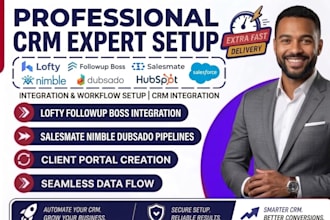 setup lofty CRM pipeline followup boss salesmate nimble dubsado CRM automation