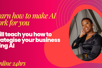 teach you how to strategize your business using ai