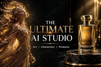 create custom realistic ai art, concept art and characters