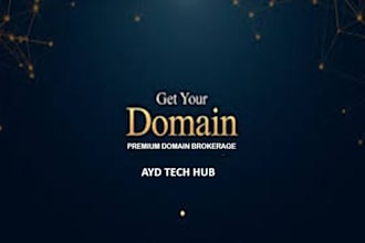 be your domain broker, domain manager, domain agent, domain researcher, domain