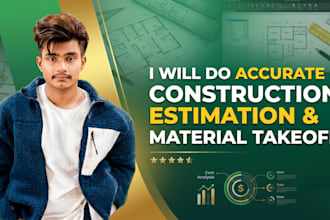 provide detailed paint material takeoff and cost estimation for any project