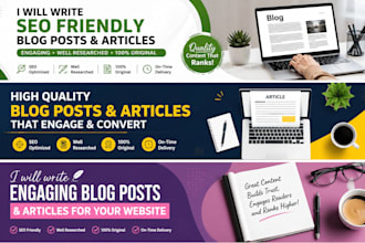 write engaging and SEO friendly blog posts