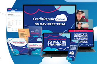 setup credit repair automations funnel credit cloud app dashboard software