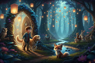 illustrate children story book illustration, children story, book illustration