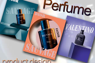 design a profitable perfume poster