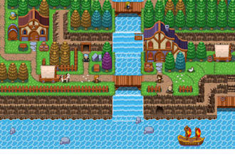 draw pixel art tileset game environment tile map level design topdown platformer