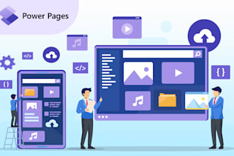 develop a professional microsoft power pages portal for your business
