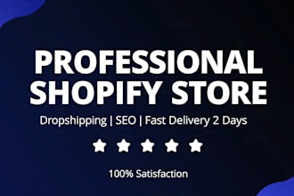setup complete shopify store with facebook ads and SEO