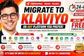 migrate klaviyo omnisend mailchimp brevo mailerlite beehiiv convertkit sendlane