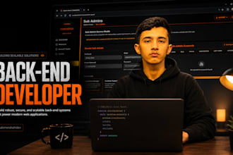 be your backend laravel php web developer
