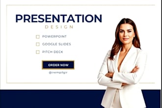 design a professional powerpoint  presentation