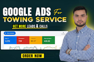 setup google ads for towing service to get more calls and leads