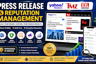 do press release, yahoo finance, tmz news, xxl magazine, link suppression