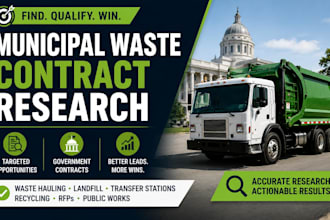 research municipal waste hauling contracts and bid opportunities