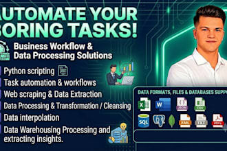 automate tasks, and optimize data processes