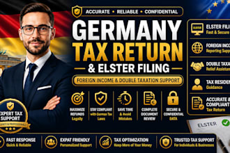 handle germany income tax return elster filing foreign income, double taxation