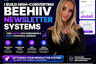 setup beehiiv newsletter beehiiv landing page