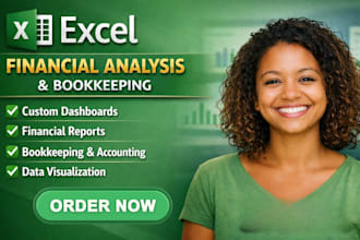 do financial analysis reports bookkeeping accounting in excel dashboard project