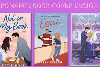 do romance book cover, character illustration, romance, amazon kdp, kindle cover
