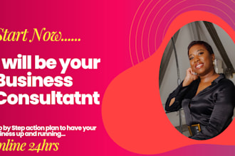 be your business consultant for your start up