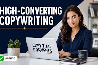 write persuasive sales copy and SEO website copywriting that convert