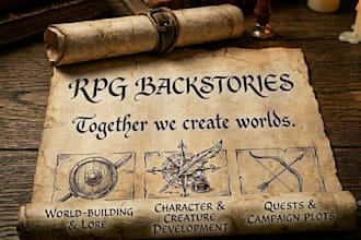 write an engaging backstory for your rpg