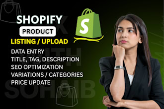 professional shopify product listing