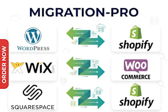migrate your wix website to a premium shopify ecommerce store migrate wix SEO