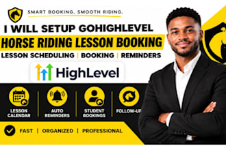 build gohighlevel horse riding lesson booking and reminder automation