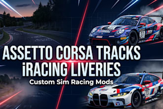 make assetto corsa, iracing livery, assetto corsa tracks