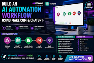 build an ai automation workflow using make com and chatgpt
