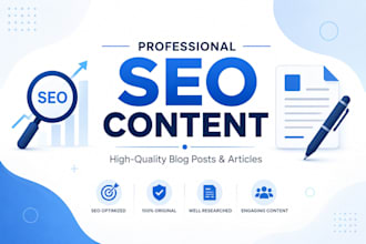 be your SEO copywriter and content writer