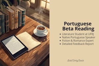 be your portuguese beta reader for fiction