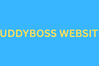 create a buddyboss, buddypress website