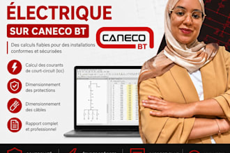 prepare professional electrical calculation reports using caneco bt