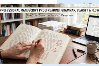 proofread your manuscript for grammar clarity and flow